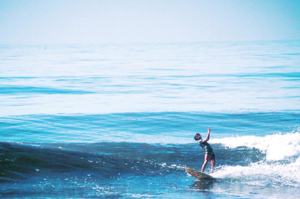 surf in el paredon low tide fun