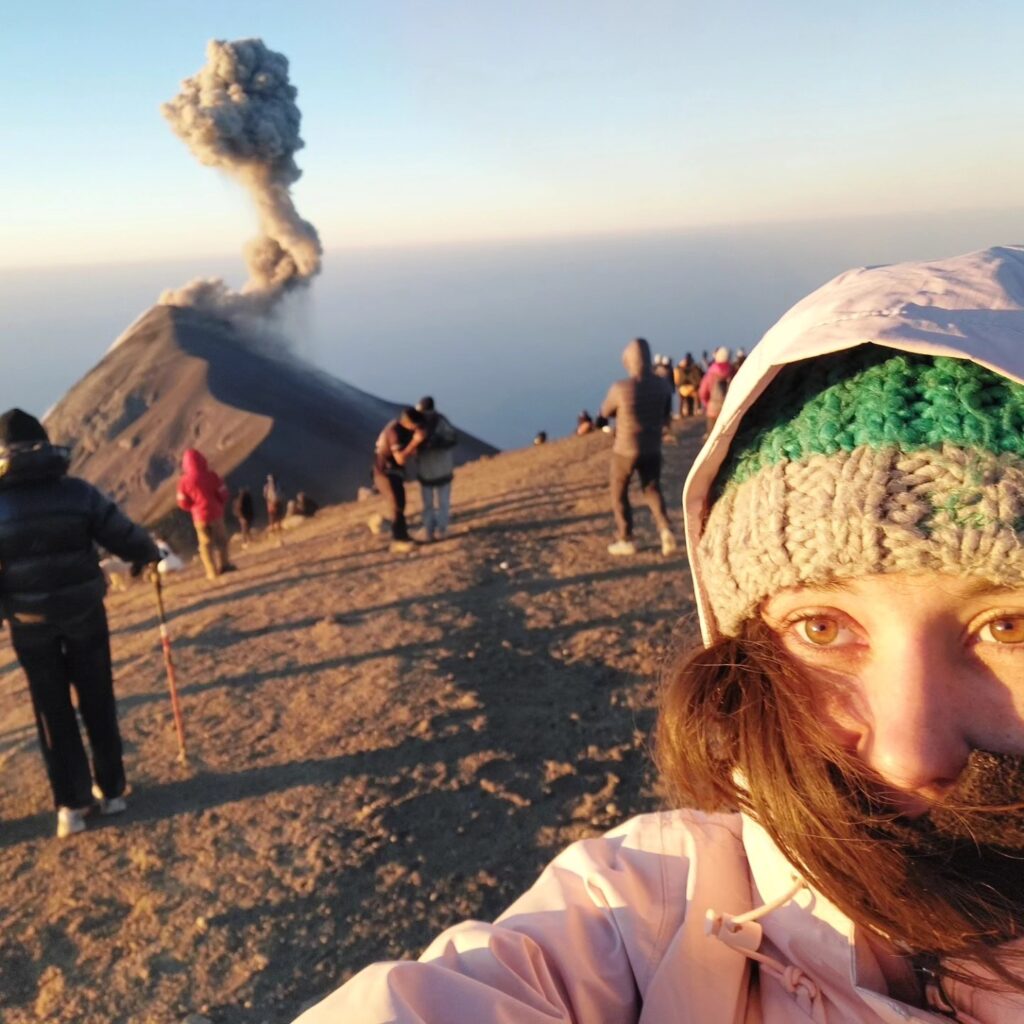 acatenango, hike, volcano, active volcano, guatemala