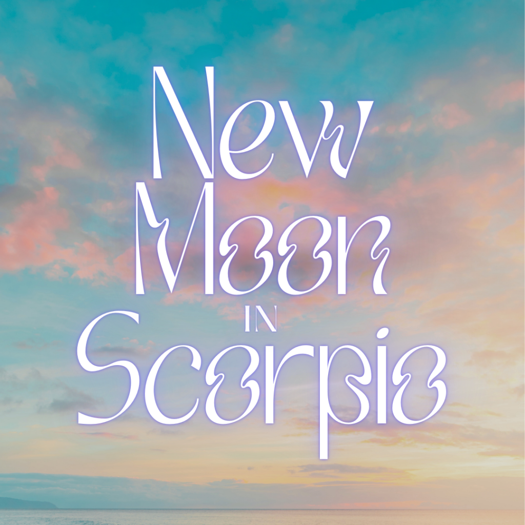 ntrospection, renewal, and transformative energy of the Scorpio New Moon.